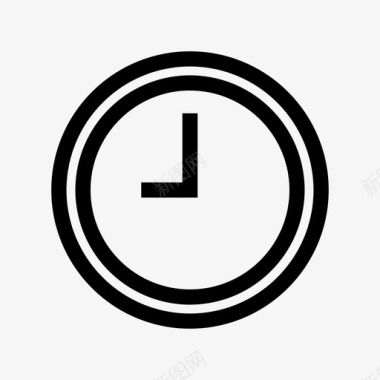 钟家具时间图标图标