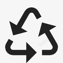 减量回收垃圾填埋图标高清图片