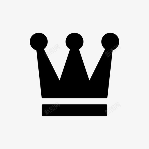 皇冠王后威望图标svg_新图网 https://ixintu.com 中世纪 加冕 国王 城堡 威望 控制 政治 王后 皇冠 皇室 荣誉