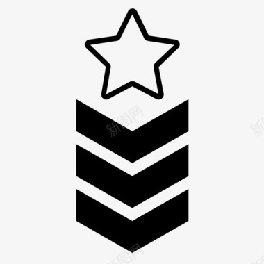 军衔符号徽章图标图标