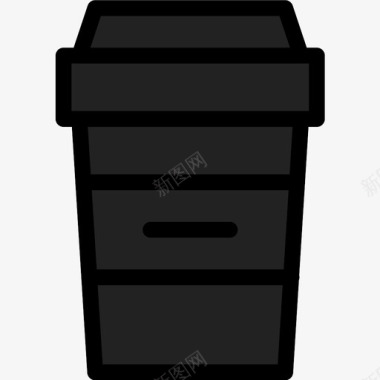 咖啡冲泡咖啡杯图标图标