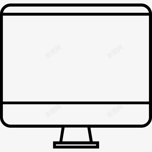 显示器苹果电脑图标svg_新图网 https://ixintu.com imac pc 台式机 显示器 电脑 苹果