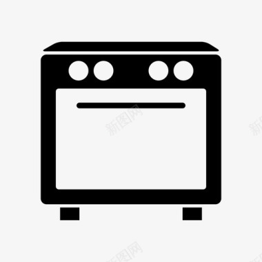 炉子厨师食物图标图标