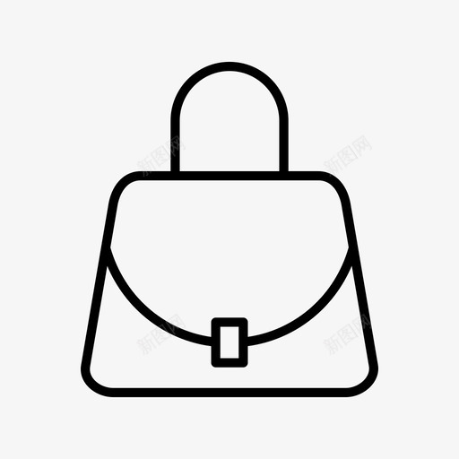 女士包手袋购物袋图标svg_新图网 https://ixintu.com 女士包 手袋 肩包 购物袋
