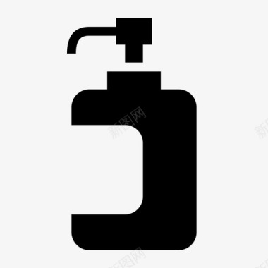 洗发水洗澡瓶子图标图标