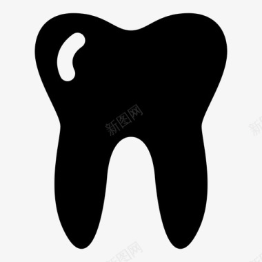 牙齿牙医医疗保健图标图标