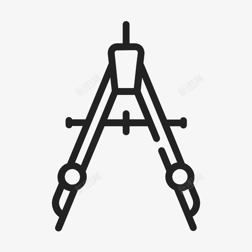绘图罗盘几何高中图标svg_新图网 https://ixintu.com 几何 绘图罗盘 高中
