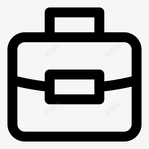 行李包公文包图标svg_新图网 https://ixintu.com mnml10 公文包 包 打包 旅行 行李 随身携带