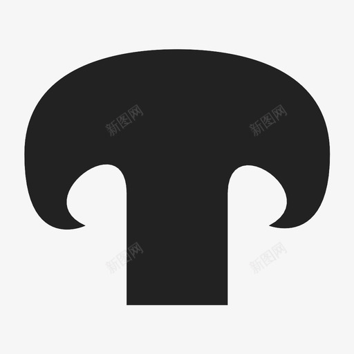蘑菇香菇食物图标svg_新图网 https://ixintu.com 切片 木耳 蘑菇 食物 香菇