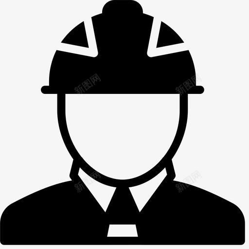 工程师建筑安全帽图标svg_新图网 https://ixintu.com 安全帽 工作 工具 工程师 建筑 粉碎图标建设固体