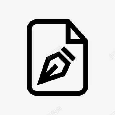 文件插图illustrator文件钢笔工具图标图标