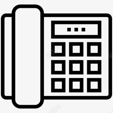 固定电话联系我们数字电话图标图标