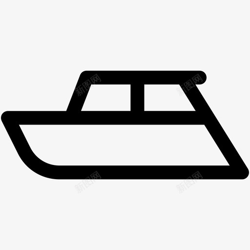 船游船游艇图标svg_新图网 https://ixintu.com 游船 游艇 船 运输可爱的图标