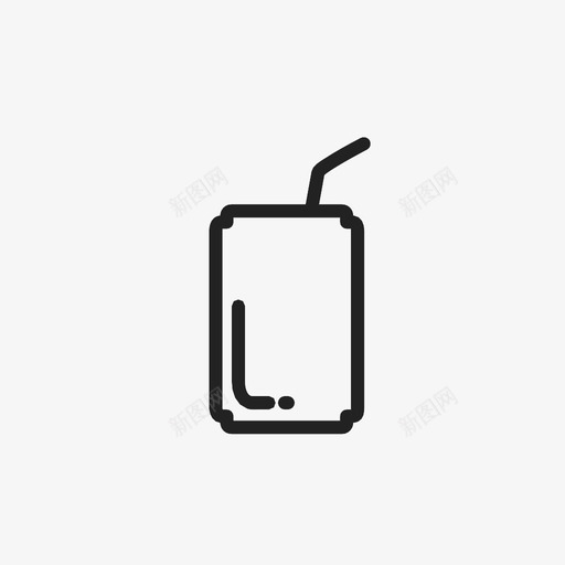 汽水罐可口可乐可乐图标svg_新图网 https://ixintu.com 可乐 可口可乐 吸管 汽水罐 电影