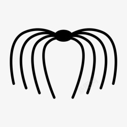 长腿蜘蛛蜘蛛蜘蛛纲昆虫图标高清图片