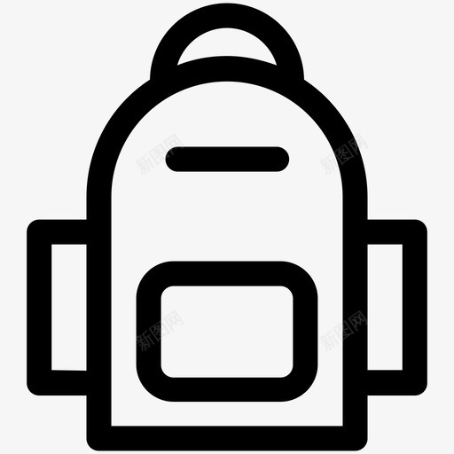 背包书包学习用品图标svg_新图网 https://ixintu.com 书包 学习用品 旅行可爱的图标 背包