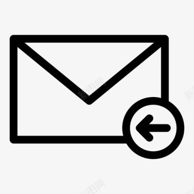 上一封电子邮件支票邮件电子邮件图标图标