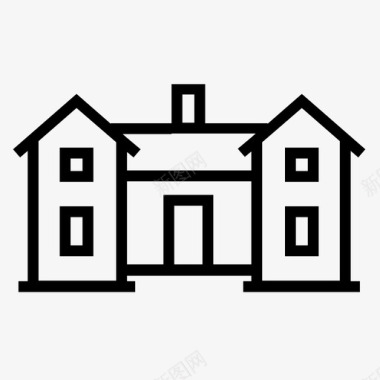 长房子房子家图标图标
