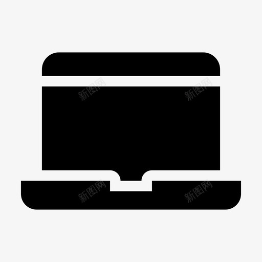 笔记本电脑设备小工具图标svg_新图网 https://ixintu.com 小工具 沟通符号 生产力 笔记本 笔记本电脑 设备