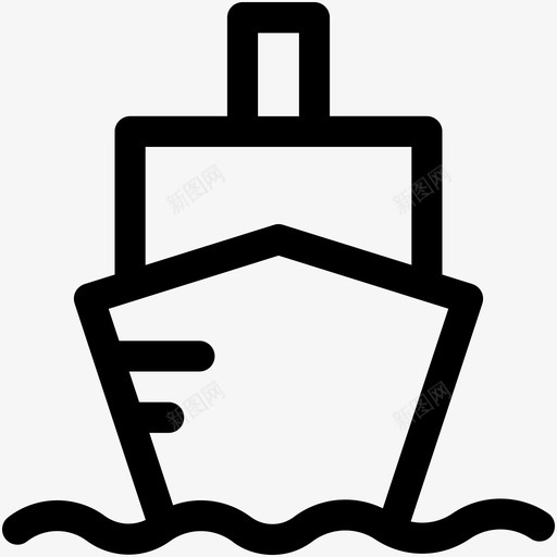 船游轮商船图标svg_新图网 https://ixintu.com 商船 帆船 游艇 游轮 船 运输可爱的图标