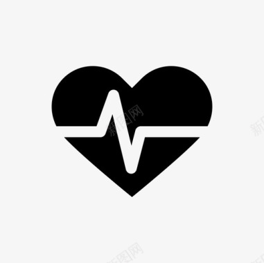 心率心跳有氧运动图标图标