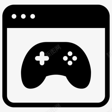 游戏页面应用程序控制器图标图标
