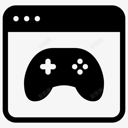 游戏页面应用程序控制器图标svg_新图网 https://ixintu.com 应用程序 控制器 游戏 游戏页面 移动 窗口和应用程序实心图标