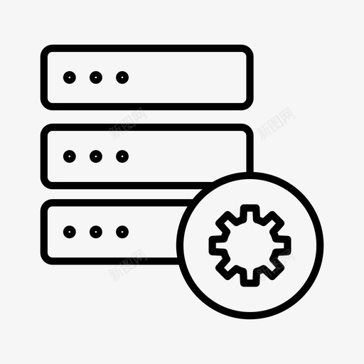 服务器配置管理设置文档设置图标svg_新图网 https://ixintu.com 数据选项 数据配置 文档设置 服务器配置 管理菜单 管理设置