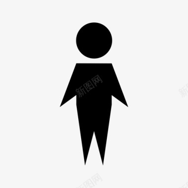 男先生卫生间图标图标