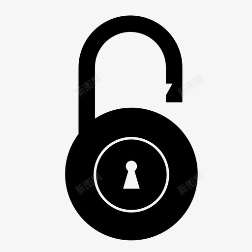 钥匙锁打开密码安全图标svg_新图网 https://ixintu.com 安全 密码 解锁 钥匙锁打开 锁牢固