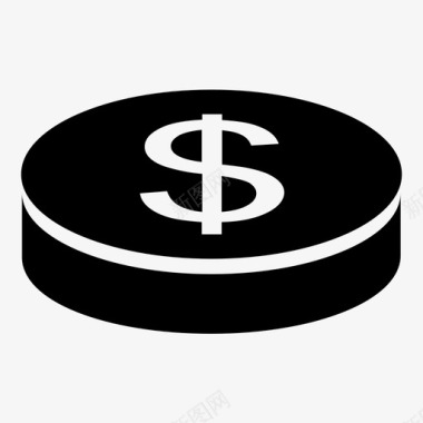 圆形购买货币图标图标