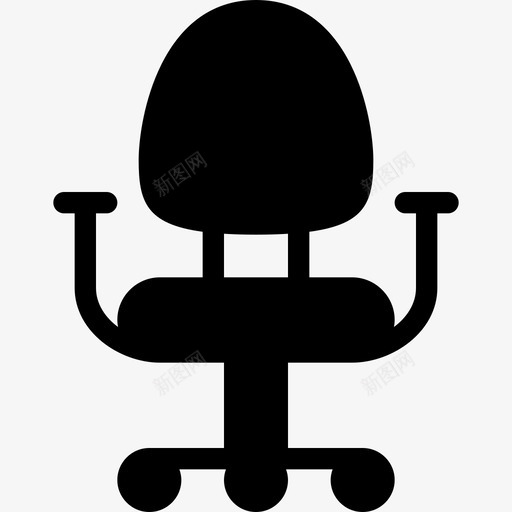 办公椅家具室内图标svg_新图网 https://ixintu.com 办公椅 室内 家具 家具实心图标 工作