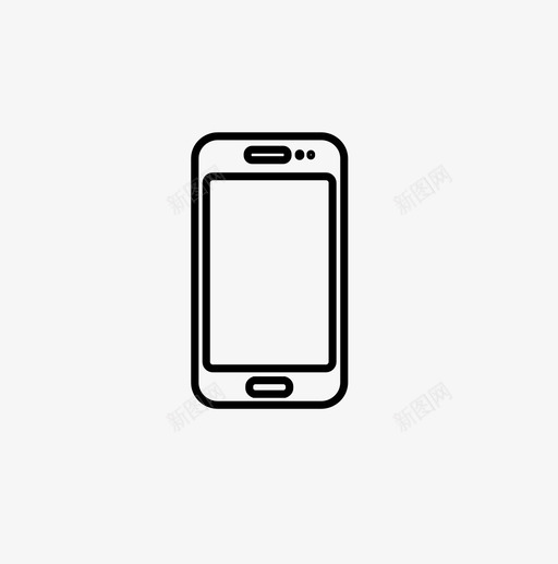 智能手机安卓电子图标svg_新图网 https://ixintu.com iphone 安卓 技术 智能手机 电子