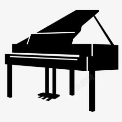 独奏会钢琴音乐会音乐图标高清图片