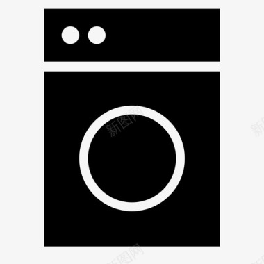 洗衣机清洁剂干衣机图标图标