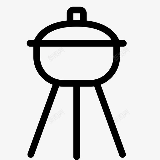 烤架厨师食物图标svg_新图网 https://ixintu.com dottie 厨师 厨房 户外锅 烤架 野餐 食物