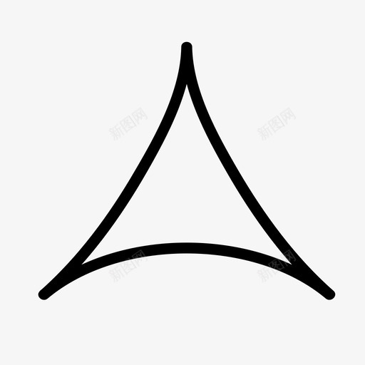 折叠三角形扭曲三角形几何图标svg_新图网 https://ixintu.com 几何 形状 扭曲三角形 折叠三角形 抽象三角形