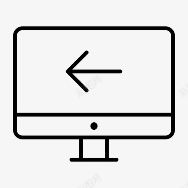 上一台电脑显示器dekstopimac图标图标