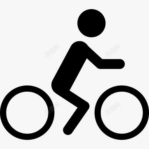 骑自行车运动体育图标svg_新图网 https://ixintu.com 体育图片 运动 骑自行车