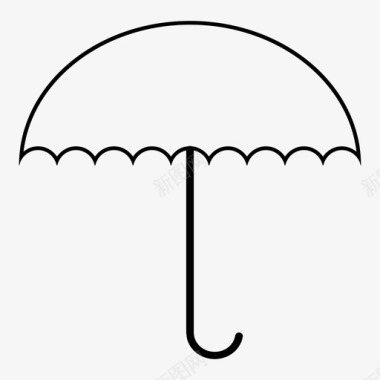 伞遮阳伞图标图标