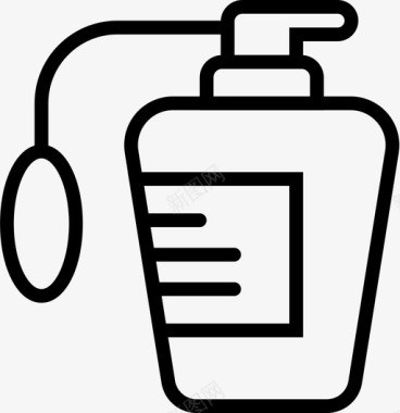 香水瓶美容卫生图标图标