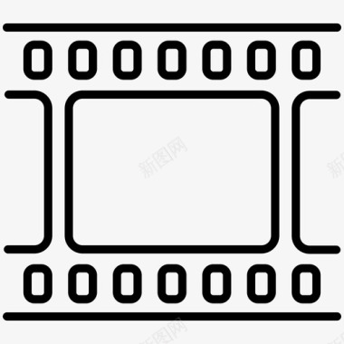 底片相框电影图标图标