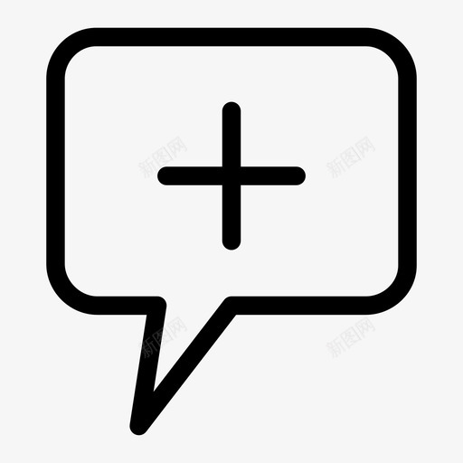 消息添加聊天聊天应用程序图标svg_新图网 https://ixintu.com 对话 消息添加 聊天 聊天应用程序 聊天气泡 通信