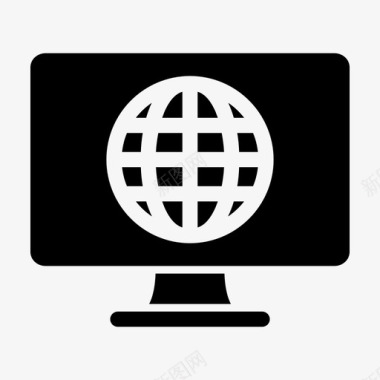 监控互联网电脑显示器imac图标图标