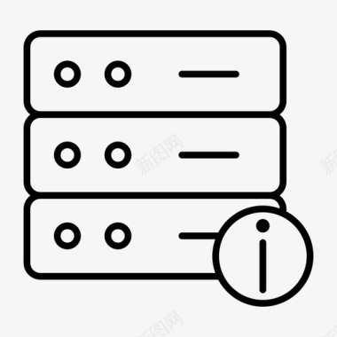 服务器信息托管共享托管图标图标
