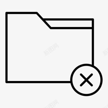 文件夹删除集合计算机文件夹图标图标