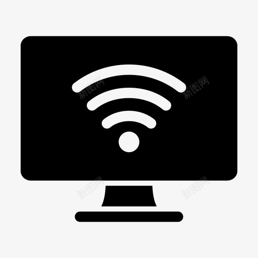 监视器wifi计算机显示器imac图标svg_新图网 https://ixintu.com imac 个人计算机 屏幕计算机 监视器wifi 监视器通知 计算机显示器 通知