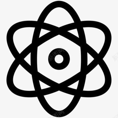 原子电子核图标图标