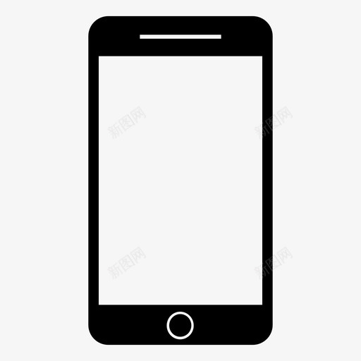智能手机手机屏幕图标svg_新图网 https://ixintu.com 屏幕 手机 智能手机