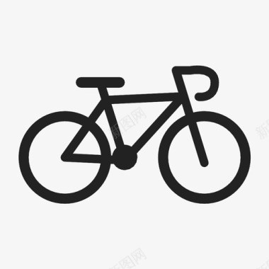 自行车推自行车汽车图标图标